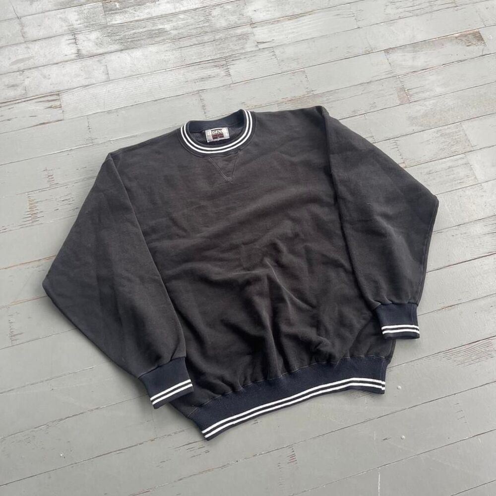 Vintage Legends Athletics Old Money Y2K Ringer Crewneck Sweatshirt